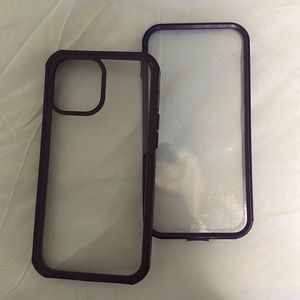 purple drop proof phone case